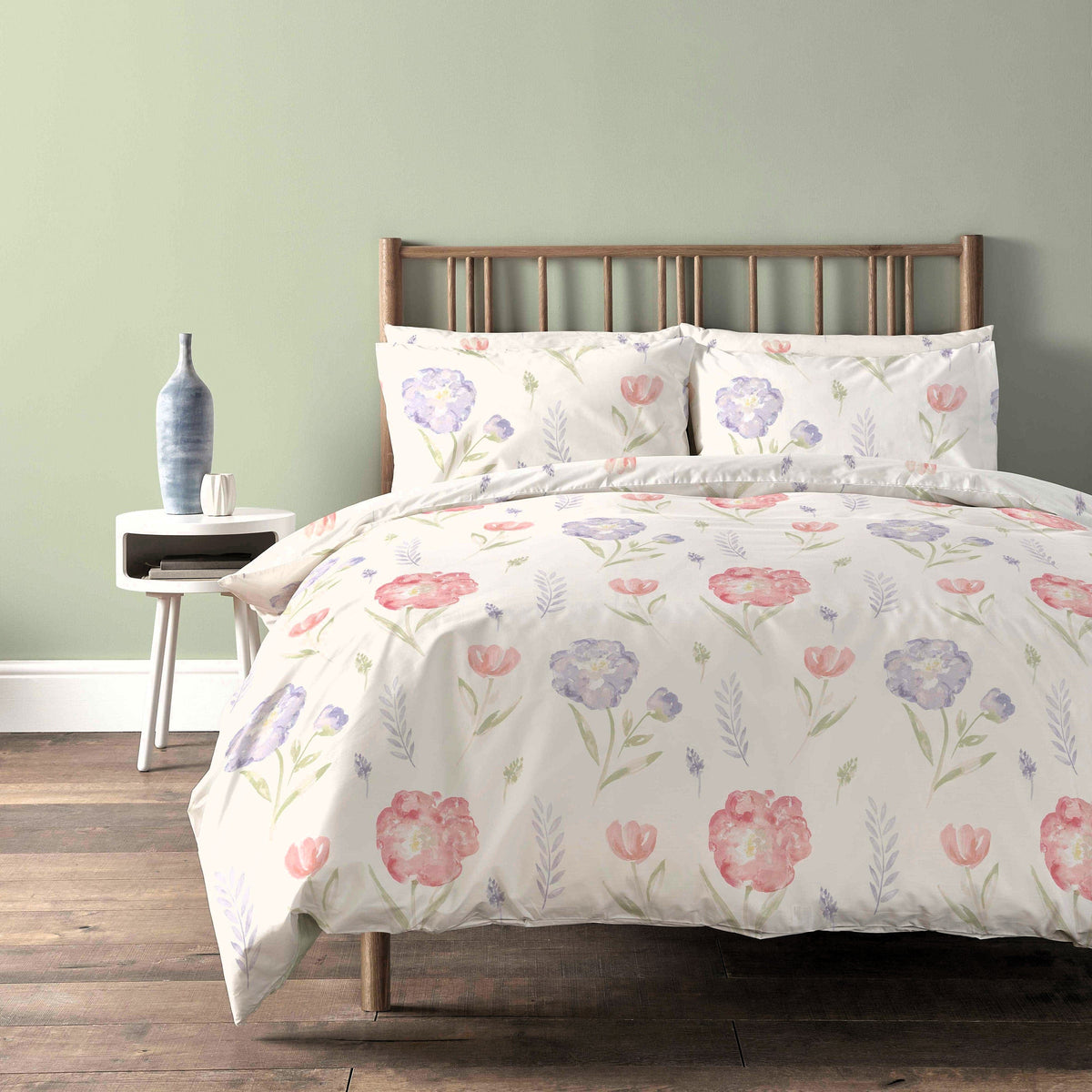 Luxury Cotton Rich Duvet Sets Easycare Includes Duvet Cover And Pillowcases