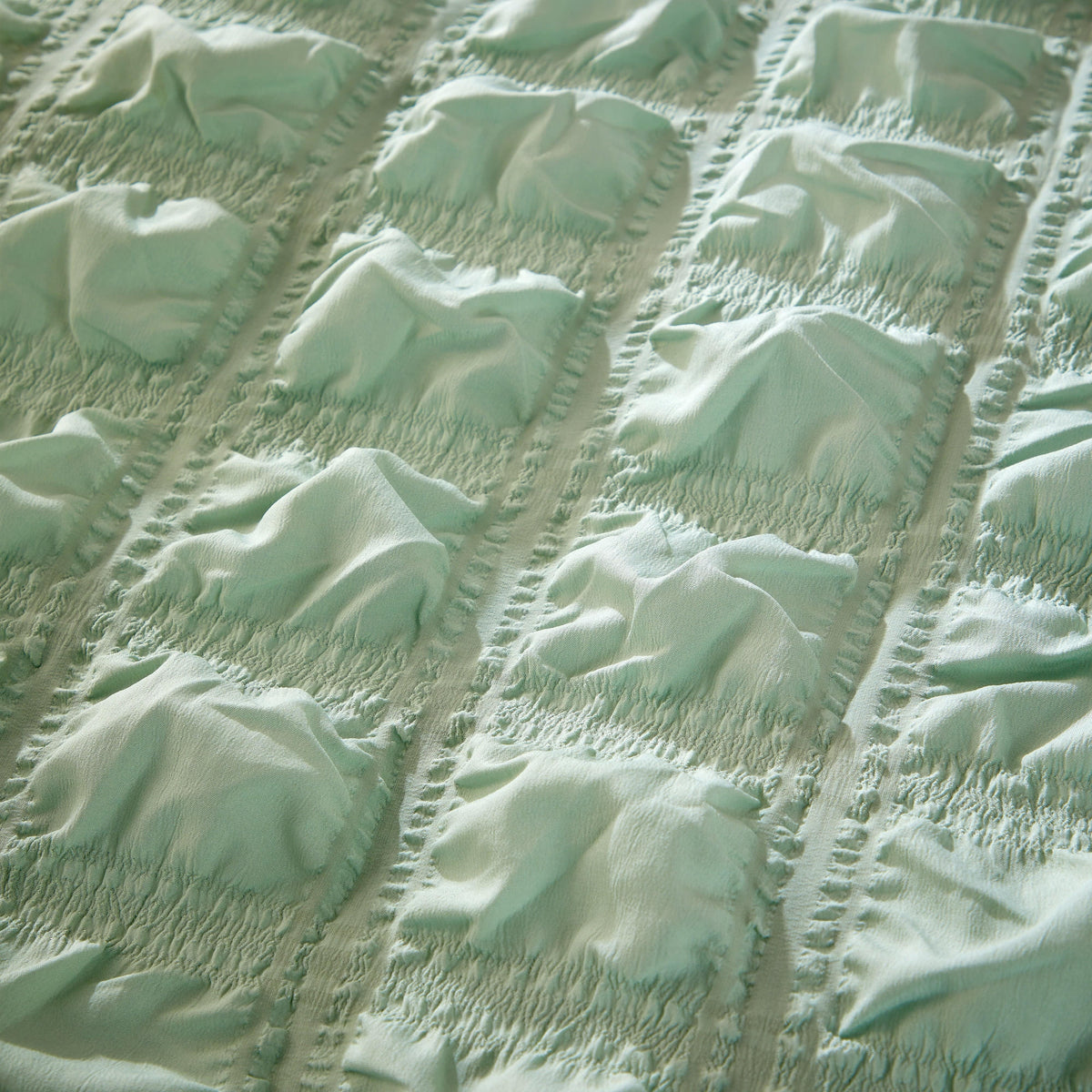Soho Sage Green Microfibre Duvet Cover Set With Pillowcases Easy Care