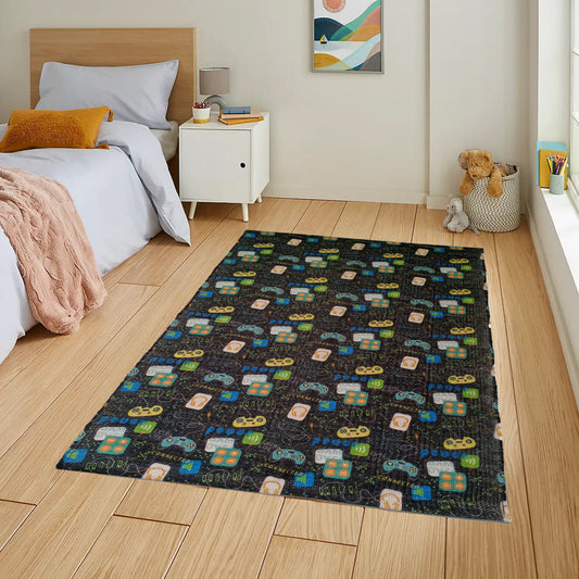 Animal Print Non-Slip Soft Durable Floor Rug For Living Room Bedroom Hallway